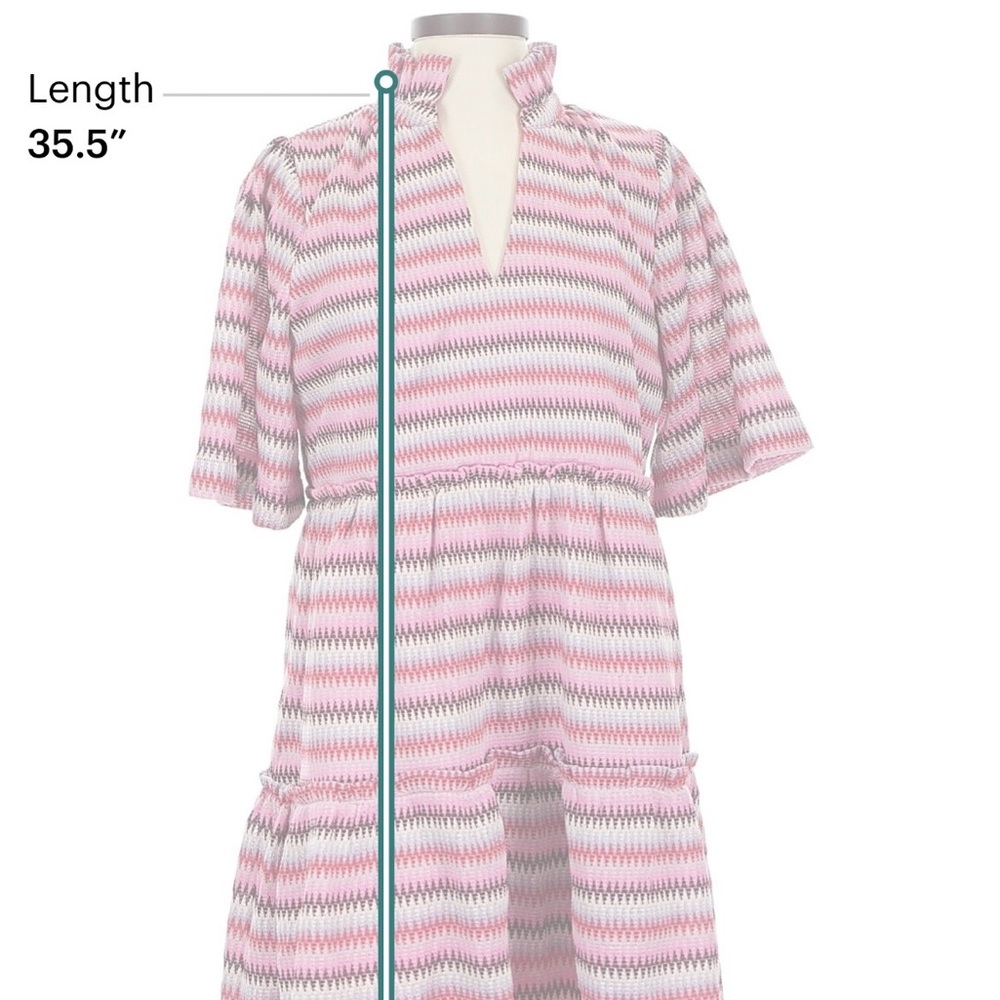 Tuckernuck Pink and Black Knit Crawford Dress Size S - Picture 5 of 7